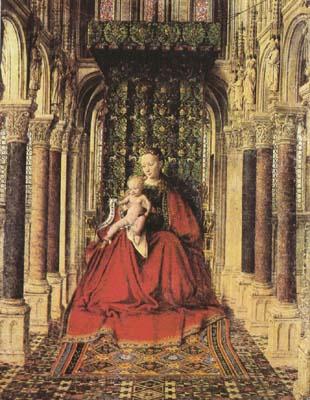 Jan Van Eyck The Virgin and Child in a Church (mk08) oil painting image